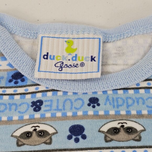 Newborn Baby Bodysuits 0-3M 3Pc Safari Zoo Animal Boys OnePiece Pajama Sleepwear - Picture 6 of 16